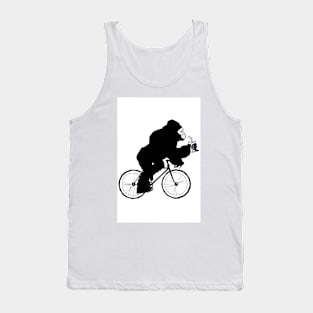 Silverback Gorilla on a Bike Tank Top